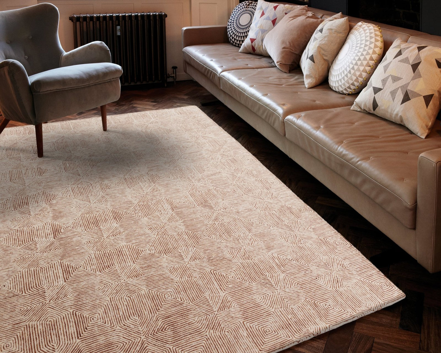 Camden Rug Terracotta Rug – Love-Rugs