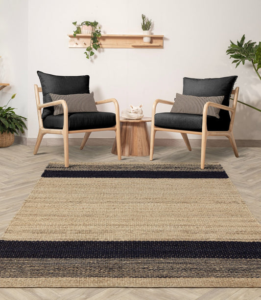 Cedar Natural Charcoal Rug - Love-Rugs alternate image