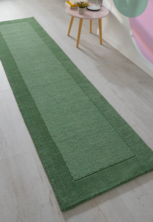 Colours Green Runner Rug