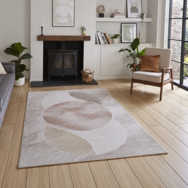 Creation 50097 Bronze/Beige Rug - Love - Rugs