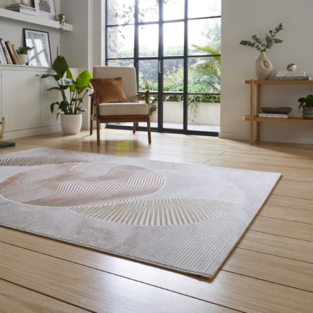 Creation 50097 Bronze/Beige Rug - Love - Rugs