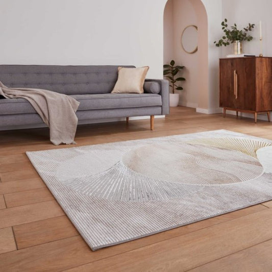 Creation 50097 Gold/Beige Rug - Love - Rugs alternate image