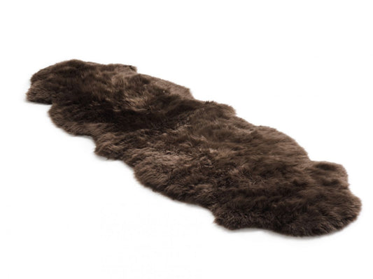 Bowron Sheepskins Longwool Dark Brown Sheepskin Rug alternate image