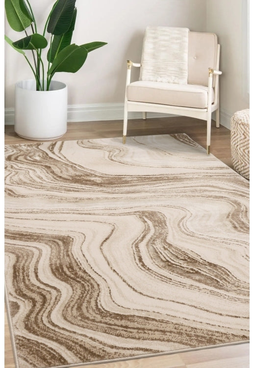 Dusk Watercolour Champagne Rug - Love-Rugs alternate image