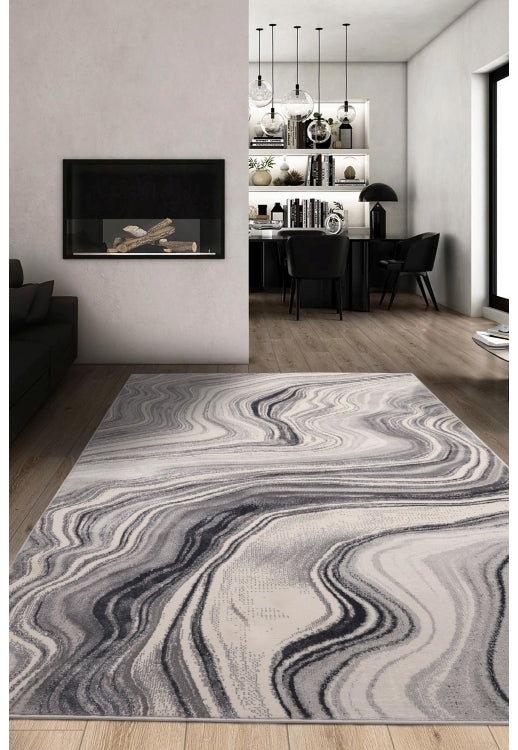 Dusk Watercolour Grey Rug - Love-Rugs alternate image