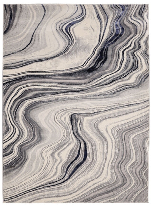 Dusk Watercolour Navy Rug - Love-Rugs