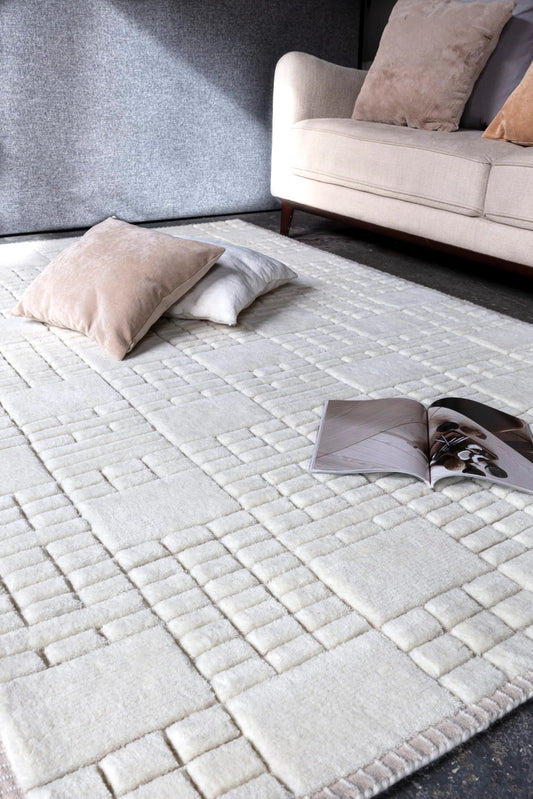 Empire Cream/Neutral Rug - Love - Rugs alternate image