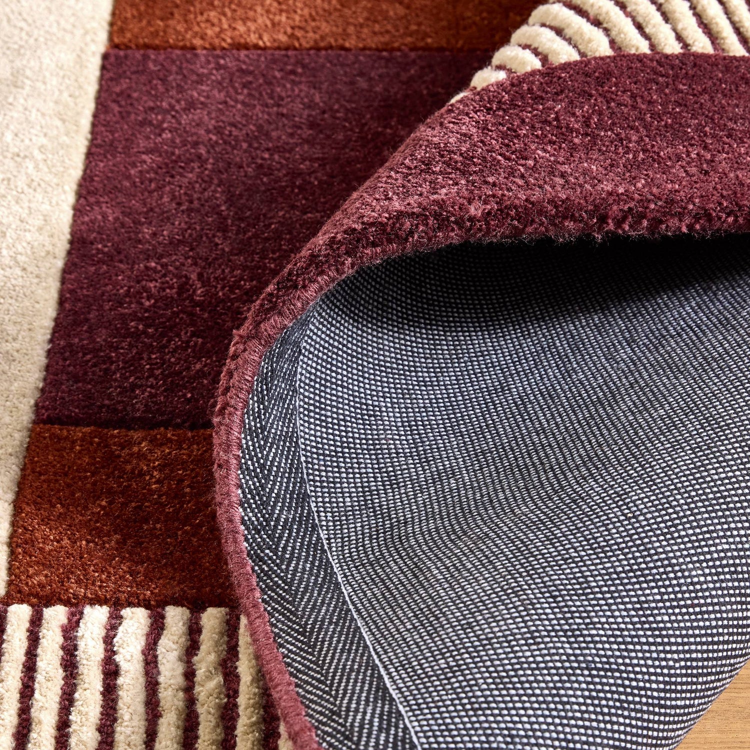 MADE Franka Burgundy Rug - Love-Rugs