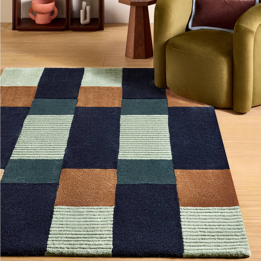 MADE Franka Navy Rug - Love-Rugs alternate image