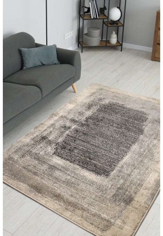 Freya Border Grey Rug - Love-Rugs alternate image