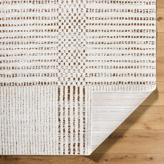 Architect Galey Alix x Livabliss Modern Scandi High Pile Ivory/Dark Brown GAAR2303 Runner Rug alternate image