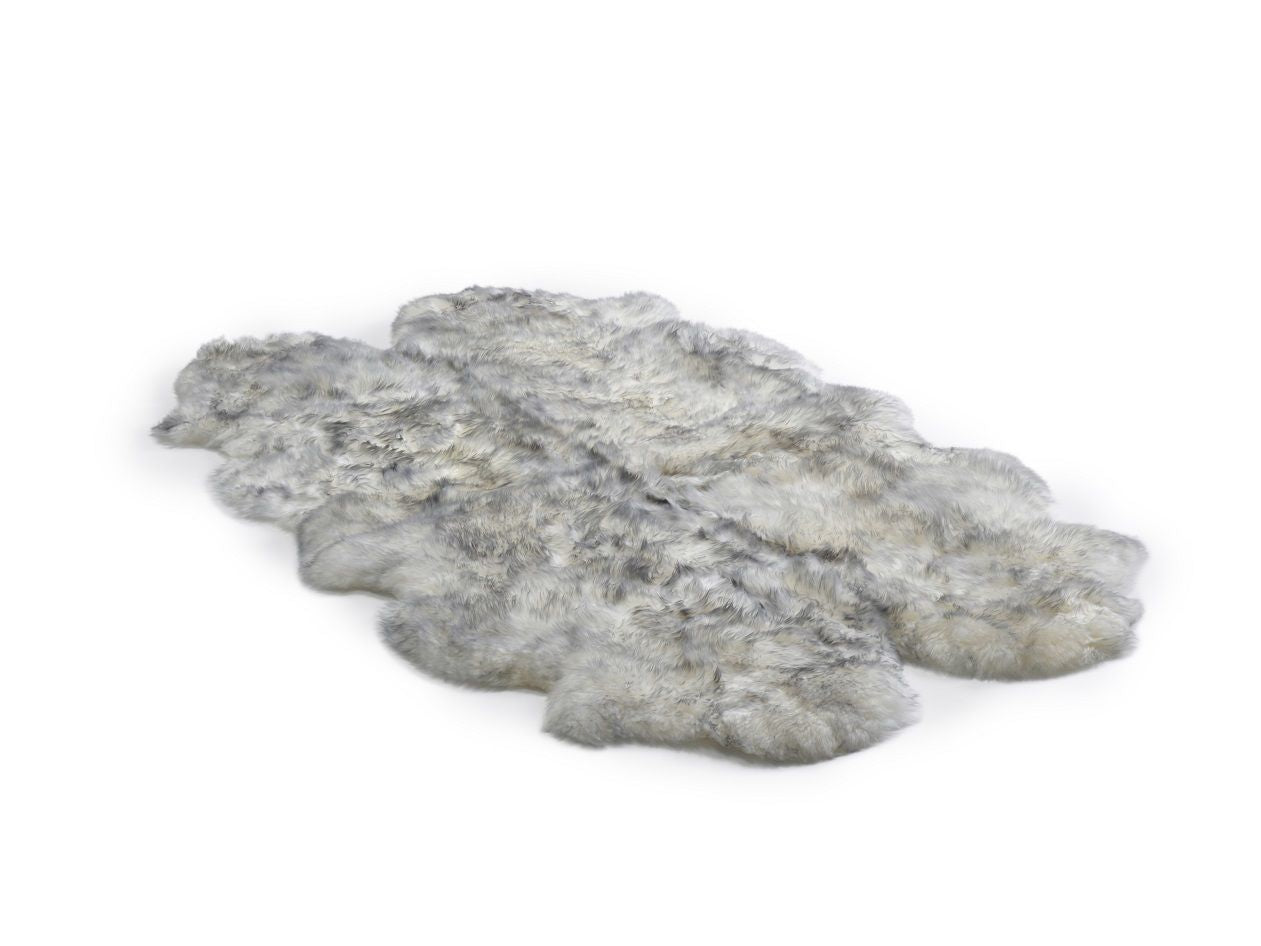 Bowron Longwool Grey Mist Sheepskin Rug