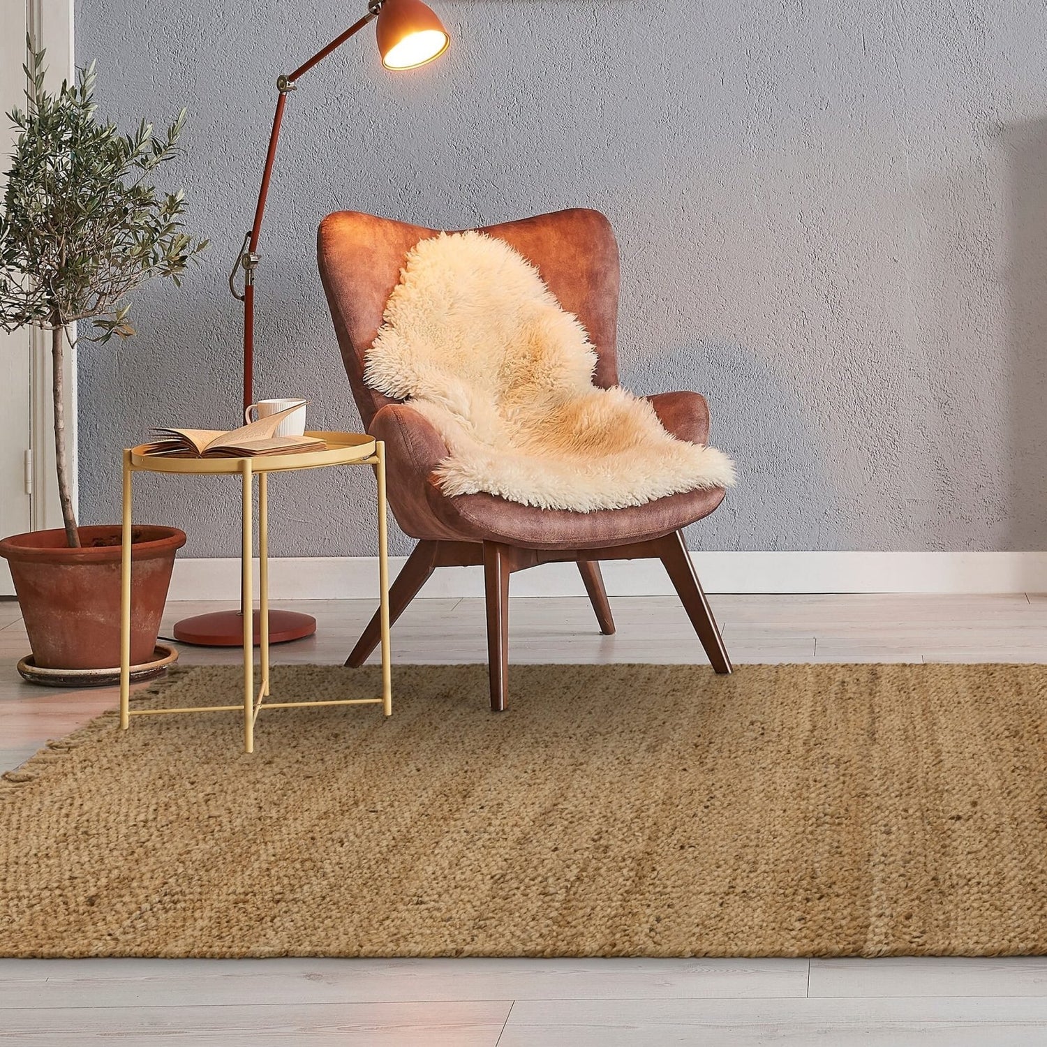 Grove Natural Rug - Love - Rugs