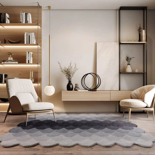 Hive Charcoal Rug - Love-Rugs