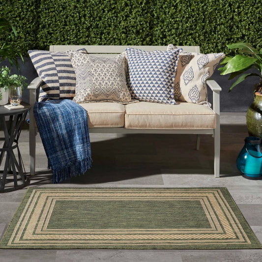 Nourison Horizon Indoor Outdoor HOZ03 Green Rug alternate image