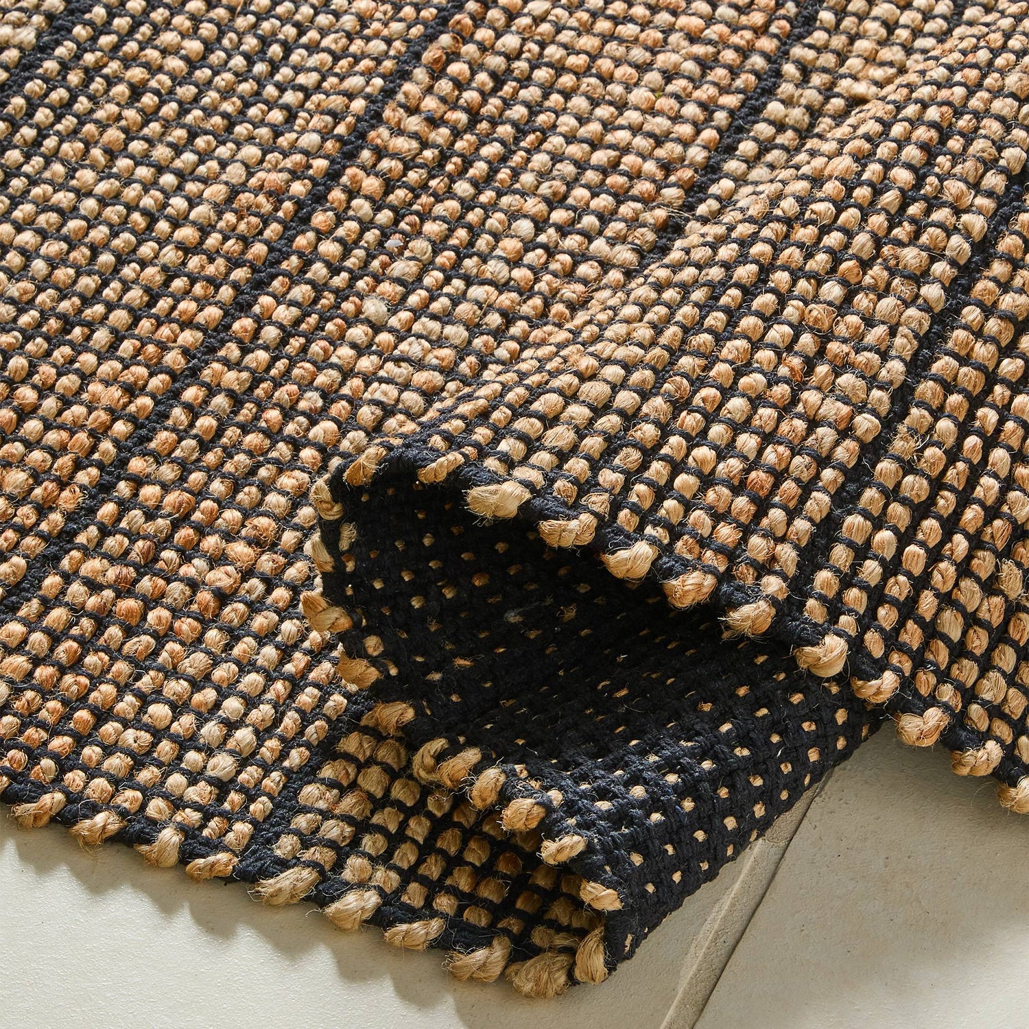 MADE Hurley Black Rug - Love-Rugs