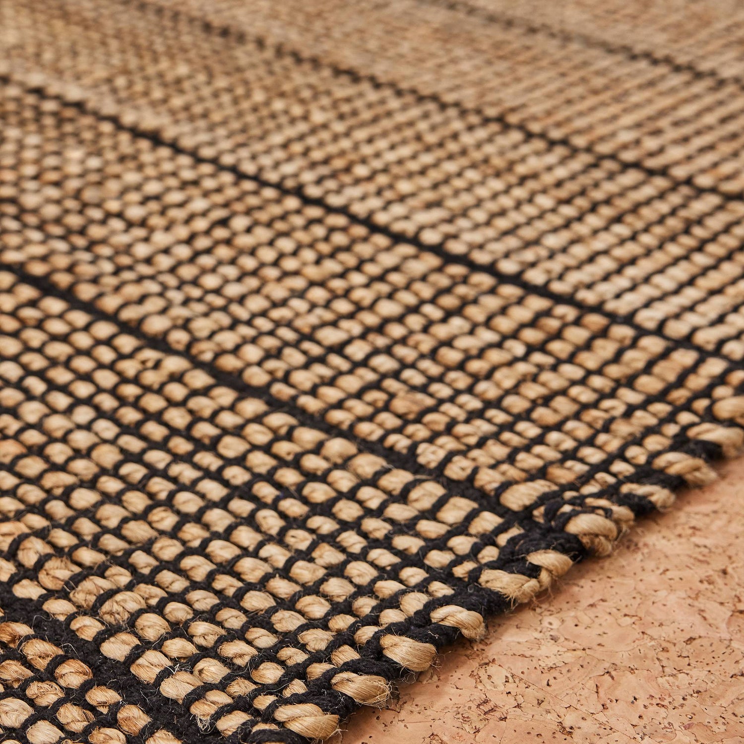 MADE Hurley Black Rug - Love-Rugs