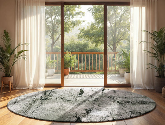 Louis De Poortere Mad Men Sol 9787 Alpine Round Rug alternate image