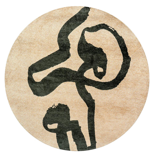 Louis De Poortere Craft Ribbon Garden Spirit 9848 Round Rug
