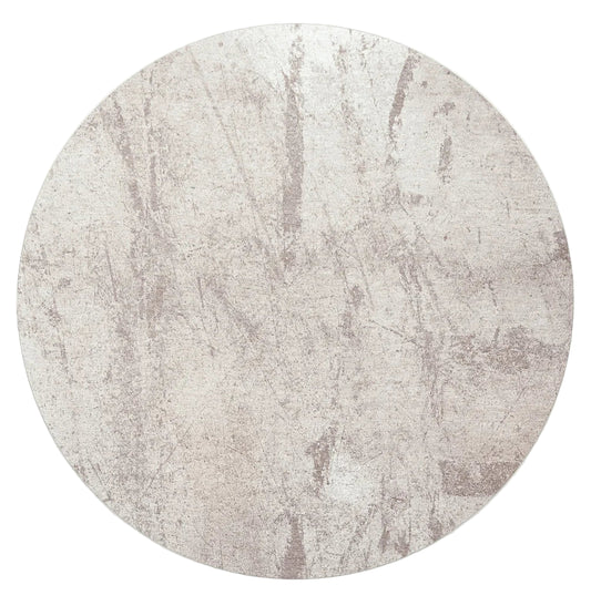 Louis De Poortere Mad Men Sol 9735 Albatre Round Rug