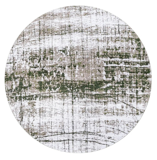 Louis De Poortere Mad Men Griff 9797 Central Green Round Rug