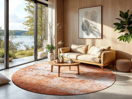 Louis De Poortere Mad Men Virgin Land 9657 Mars Round Rug alternate image