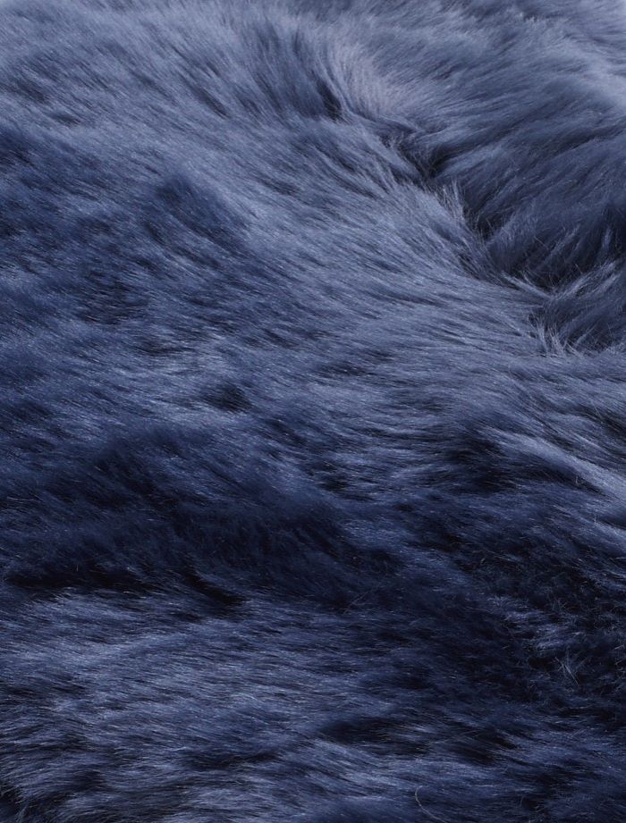 Bowron Longwool Indigo Sheepskin Rug