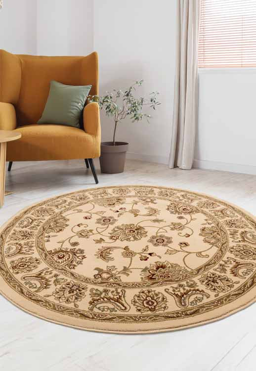 Kellan Agra Cream Circle Rug