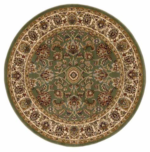 Kellan Keshan Green Circle Rug
