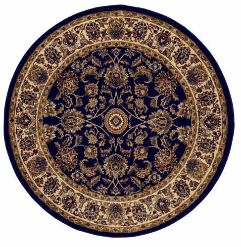 Kellan Keshan Navy Circle Rug