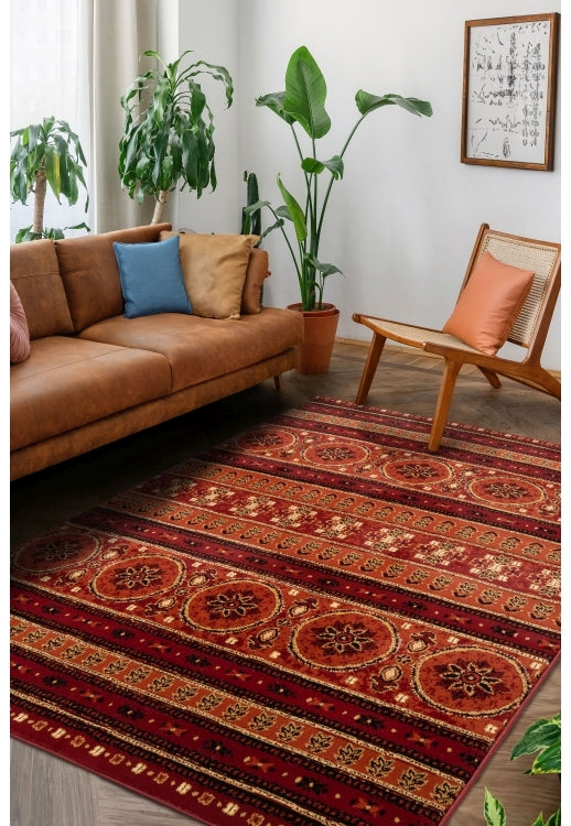 Kellan Tribal Terracotta Rug