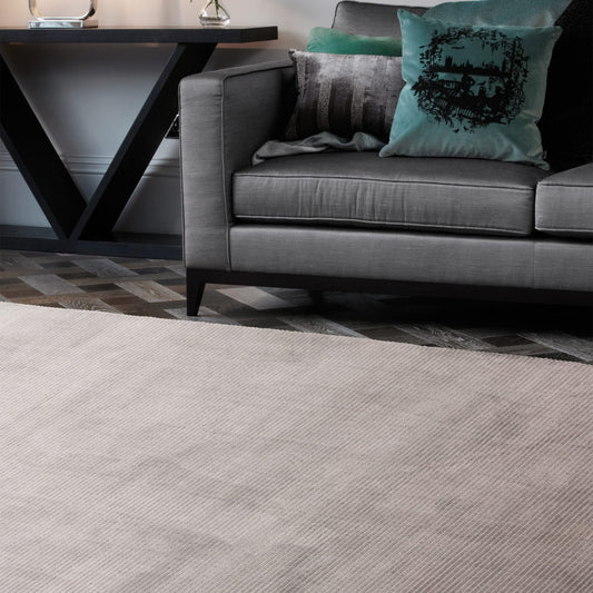 Kuza Stripe Silver Rug alternate image