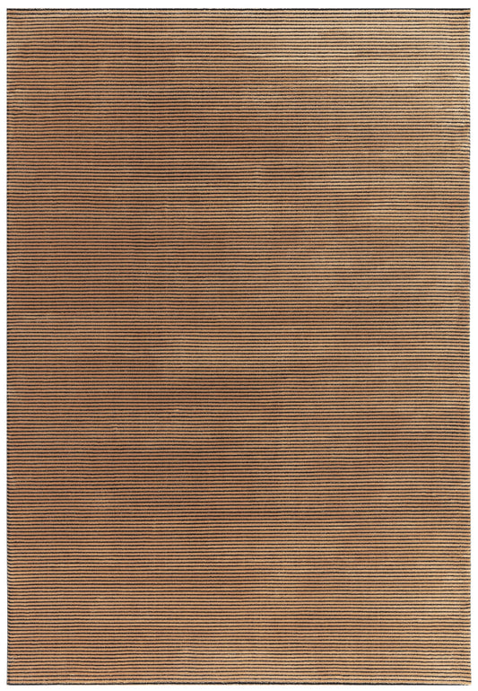 Kuza Stripe Terracotta Rug