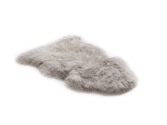 Bowron Longwool Light Grey Sheepskin Rug