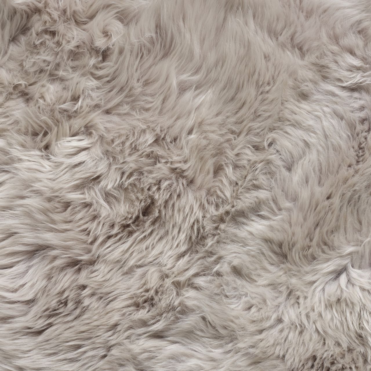 Bowron Longwool Light Grey Sheepskin Rug