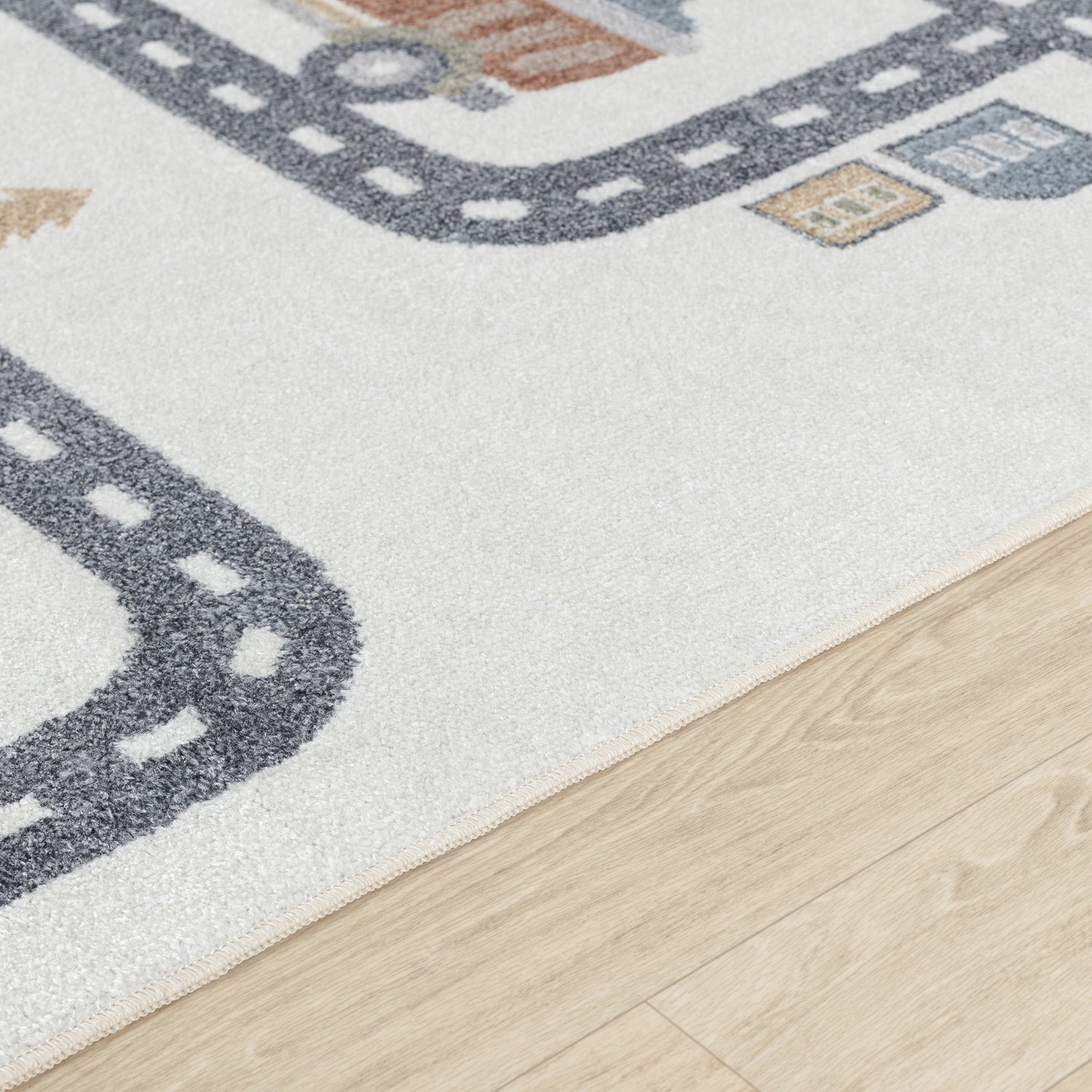 Lillian Machine Washable LLL2347 Round Rug