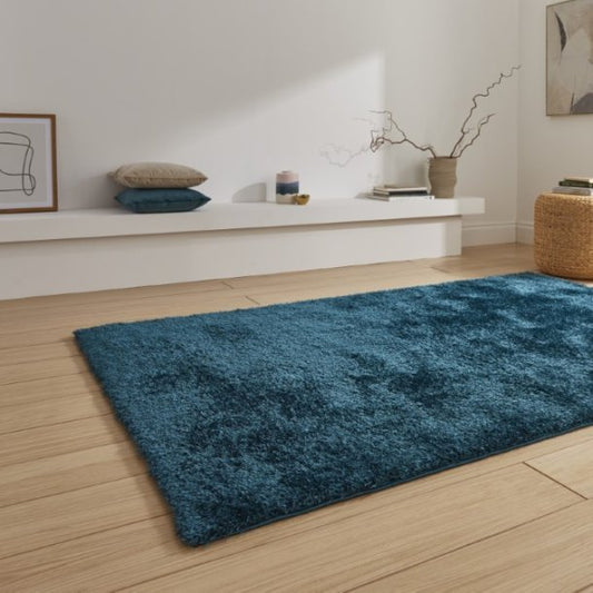 Lux Shaggy Dark Green Rug - Love - Rugs alternate image