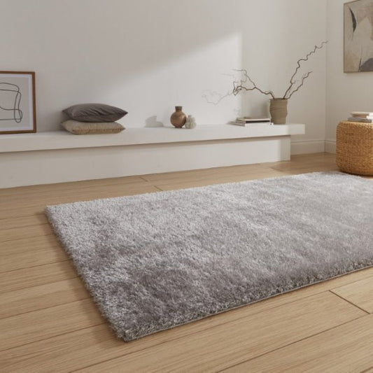 Lux Shaggy Silver Rug - Love - Rugs alternate image