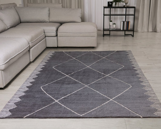 Mason Diamond Black Rug - Love - Rugs alternate image