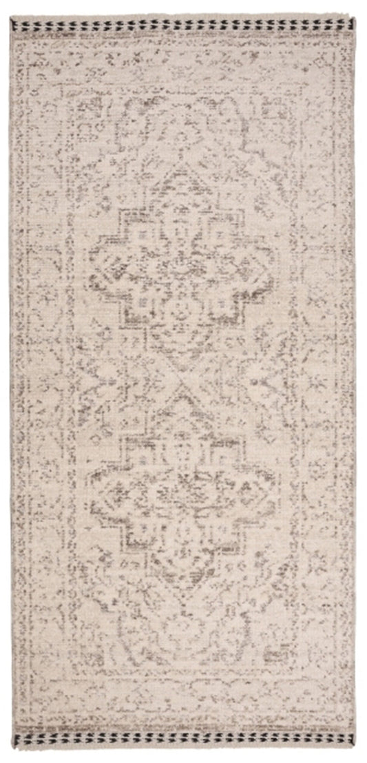 Mateo Traditional Grey Runner Rug