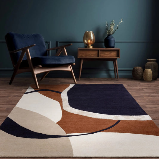 Matrix Signature Rust MAX105 Rug - Love-Rugs alternate image