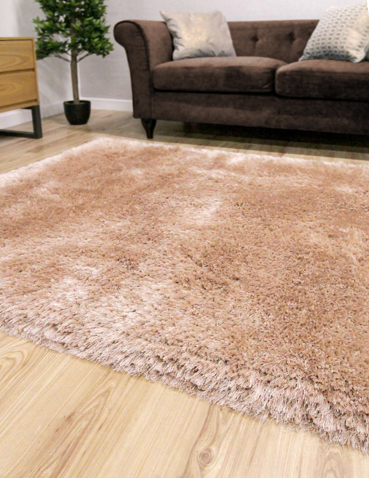 Natural Inset Rug Light Mayfair Natural Light Beige Rug – Love-Rugs