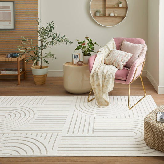 Maze MAZ106 Ivory Rug - Love-Rugs alternate image