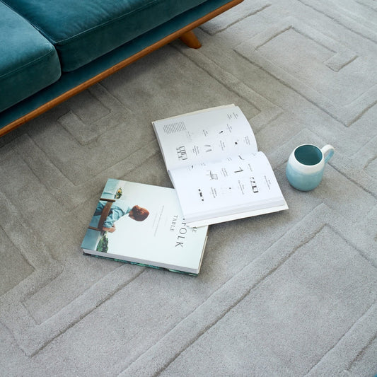 Maze Silver Rug - Love - Rugs alternate image