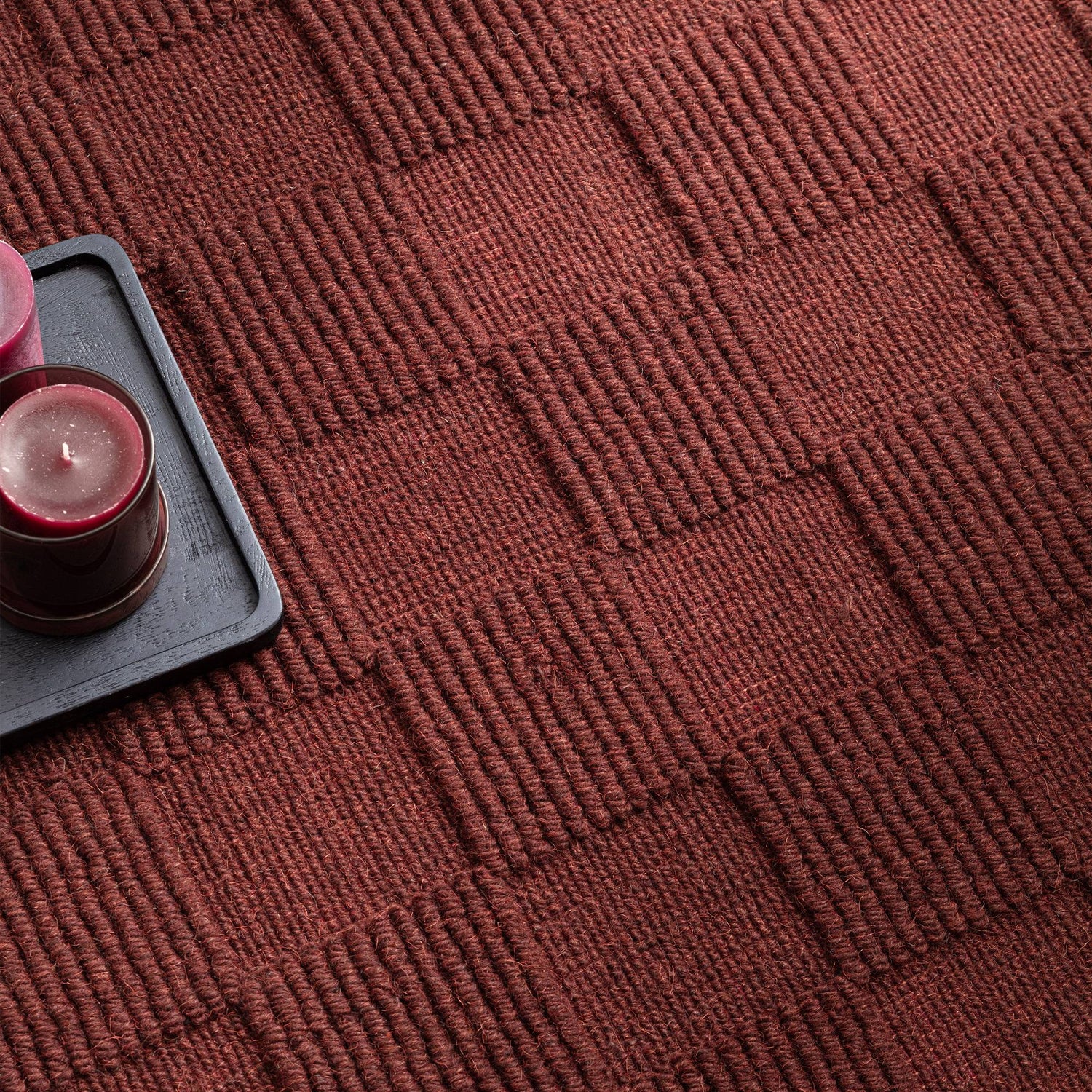 Mercer Burgundy Rug