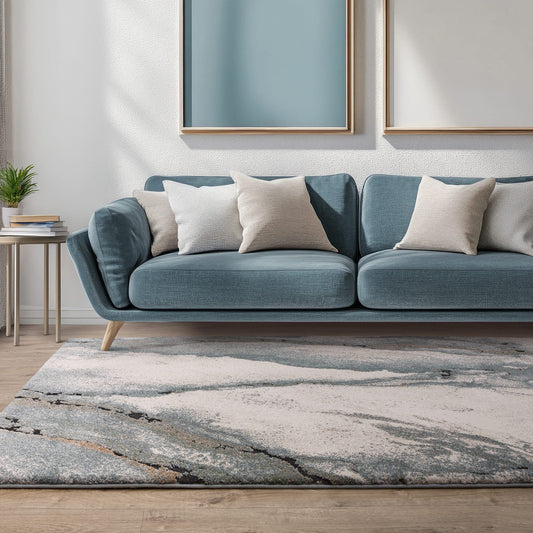 Mirage Oasis Blue Rug - Love-Rugs alternate image