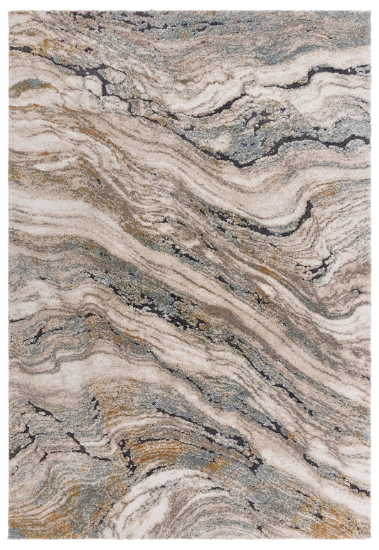 Mirage Wave Blue Rug - Love-Rugs