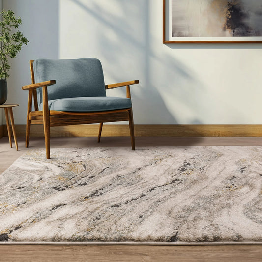 Mirage Wave Blue Rug - Love-Rugs alternate image