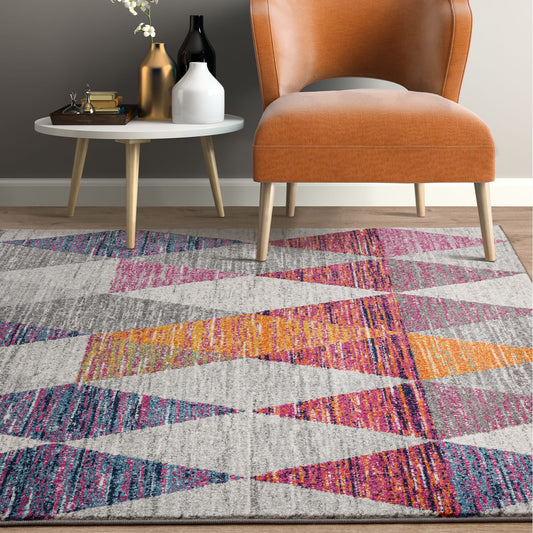 Muse MU24 Harlequin Pink Rug - Love-Rugs alternate image