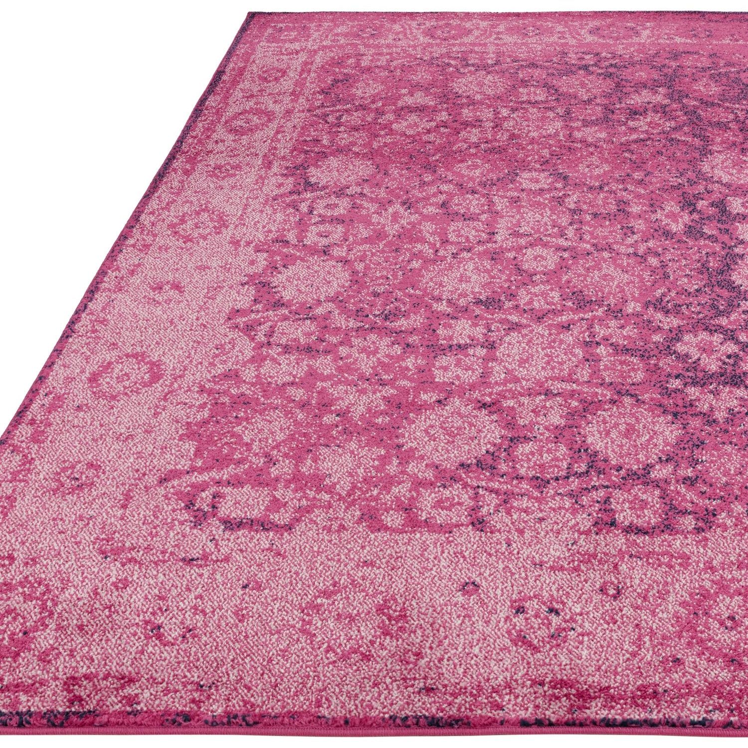 Pink Classical Rug Muse MU28 Harlequin Pink Rug – Love-Rugs
